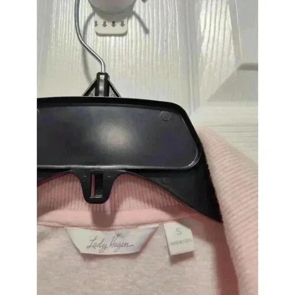 Lady Hagen Pink Golf V Neck Pullover Sweatshirt Size Small - Picture 3 of 8